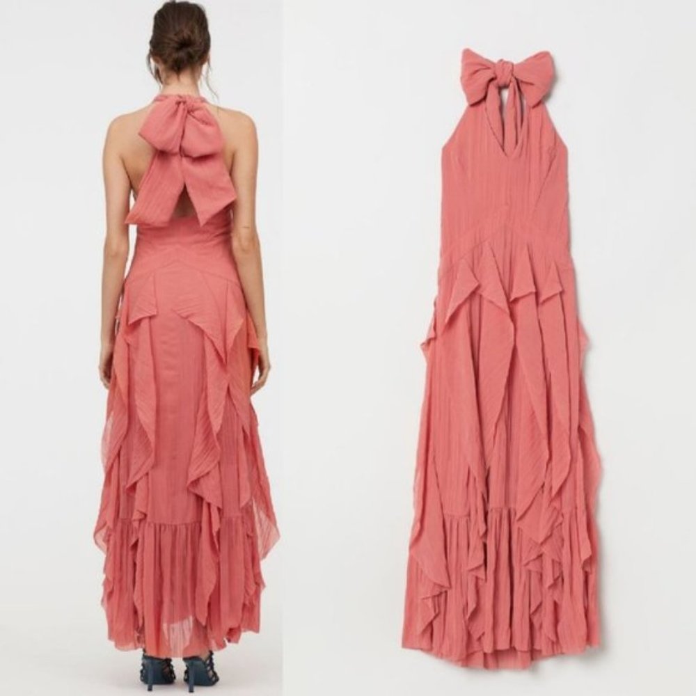 H&M CONSCIOUS Gorgeous Long Chiffon Dress - Picture 4 of 8
